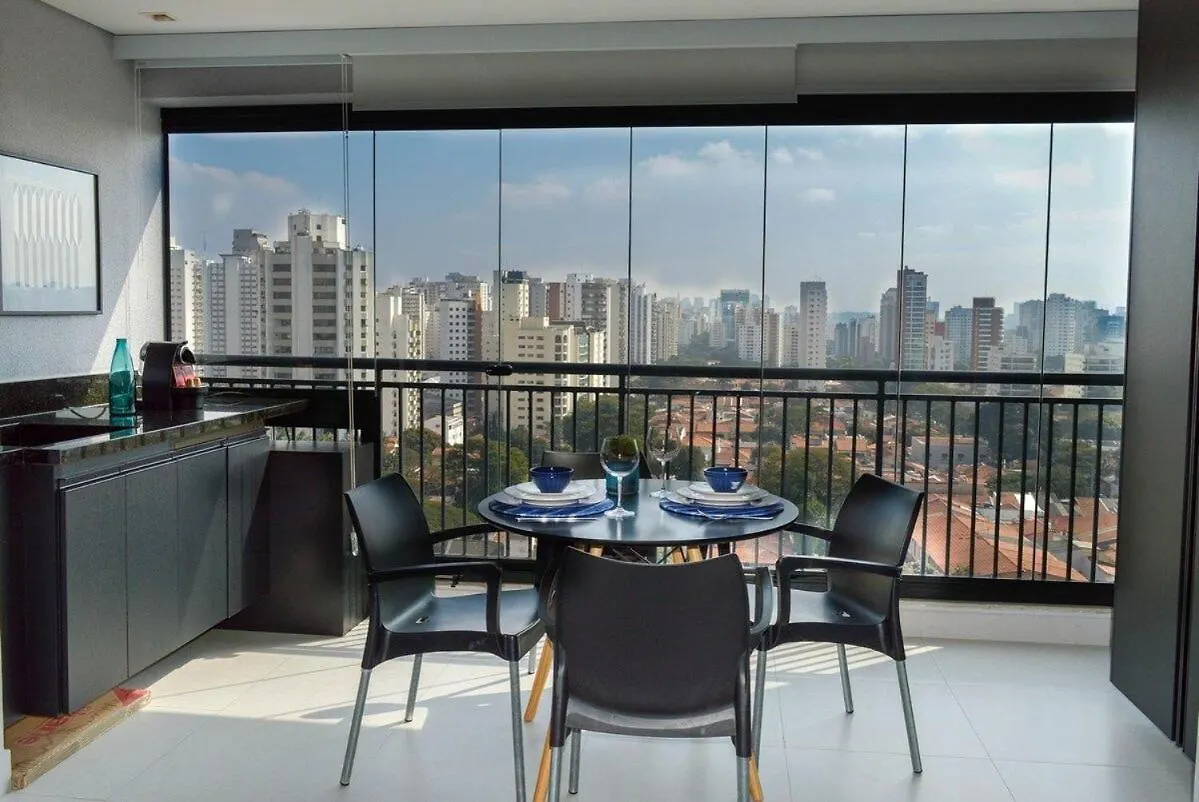 Easy Star - Vista incrível ao lado de CGH com Piscina Aquecida - TS01G Apartamento São Paulo